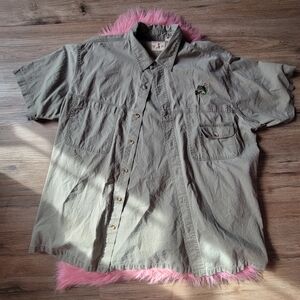 RedHead Sage Green Button-Up Shirt